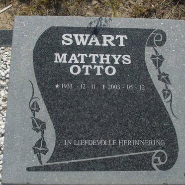 SWART Matthys Otto 1933-2003