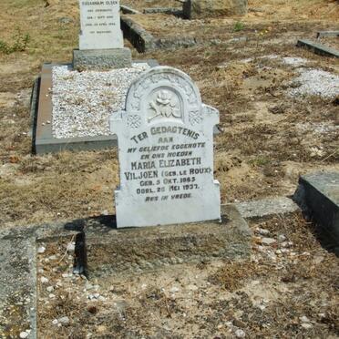 VILJOEN Maria Elizabeth nee LE ROUX 1865-1937