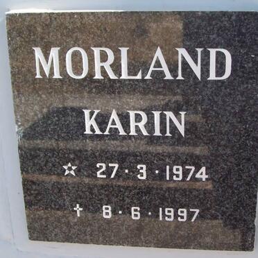 MORLAND Karin 1974-1997