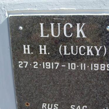 LUCK H.H. 1917-1989