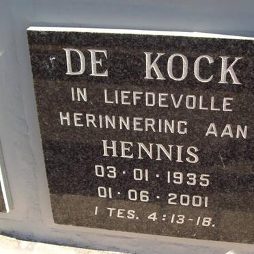 KOCK Hennis, DE 1935-2001