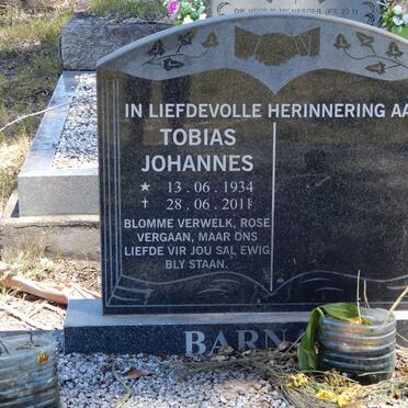 BARNARD Tobias Johannes 1934-2011