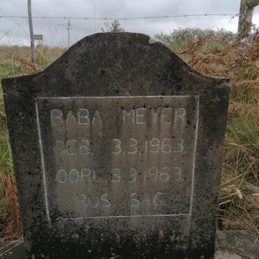 MEYER Baba 1963-1963