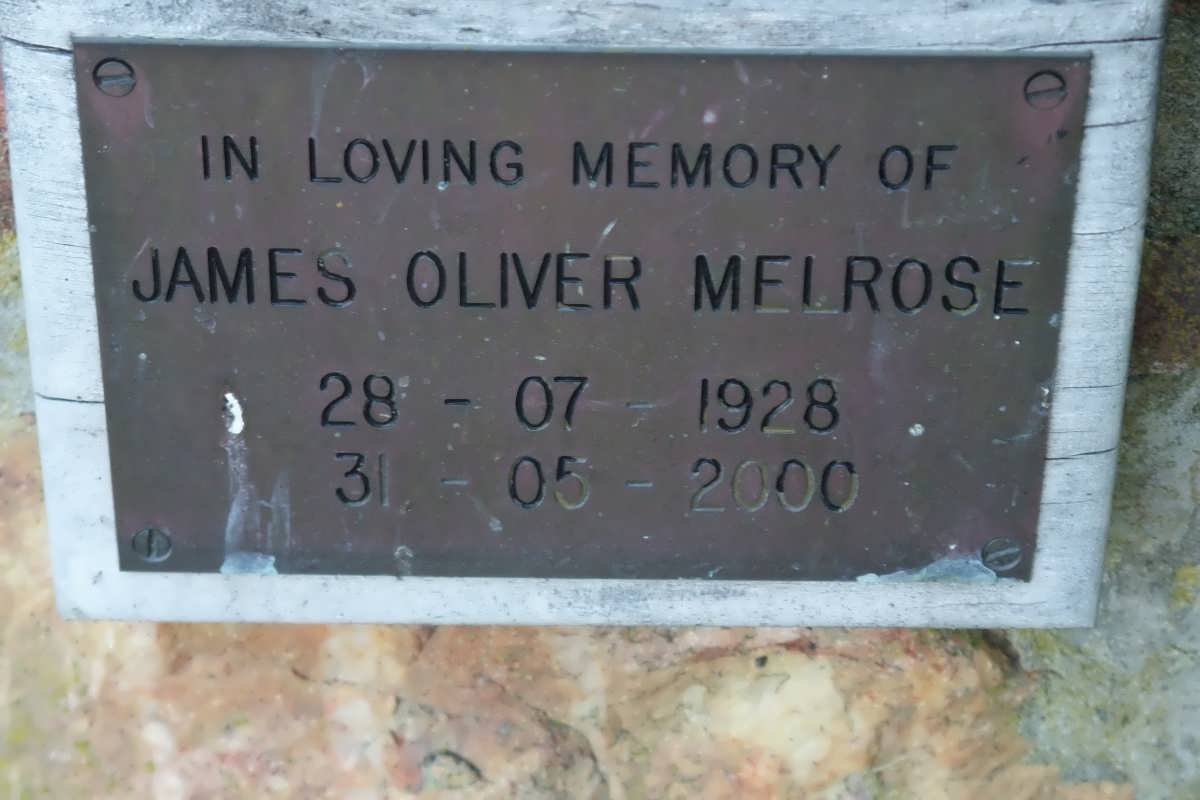 MELROSE James Oliver 1928-2000