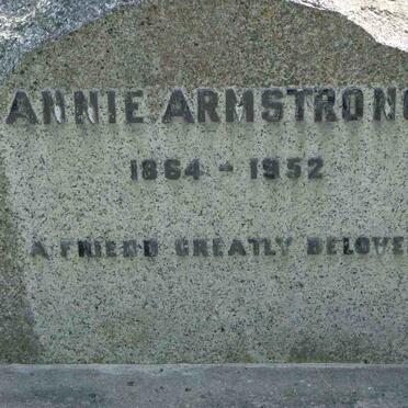 ARMSTRONG Annie 1864-1952
