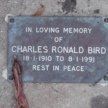 BIRD Charles Ronald 1910-1991
