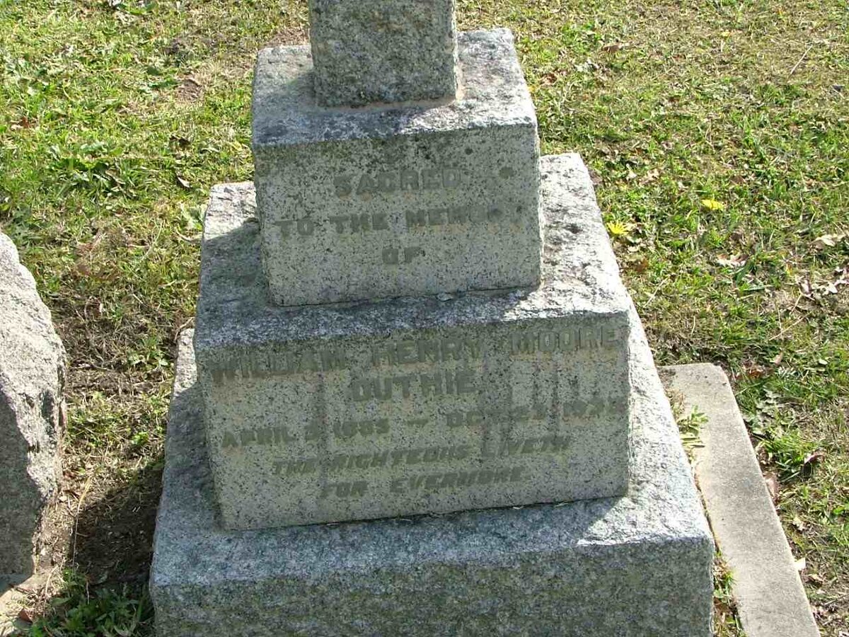 DUTHIE William Henry Moore 1885-1933