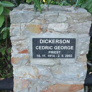 DICKERSON Cedric George 1914-2002