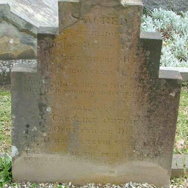 DUTHIE Thomas Henry 1806-1857 &amp; Caroline