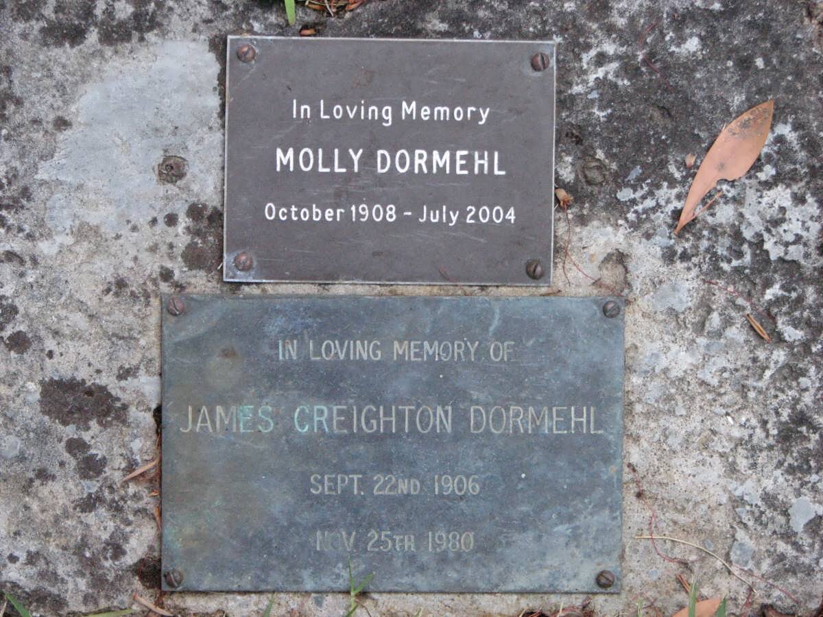 DORMEHL James Creighton 1906-1980 &amp; Molly 1908-2004