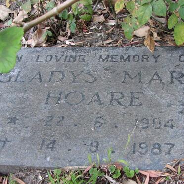 HOARE Gladys Mary 1904-1987