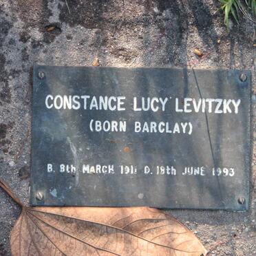 LEVITZKY Constance Lucy nee BARCLAY 1911-1993