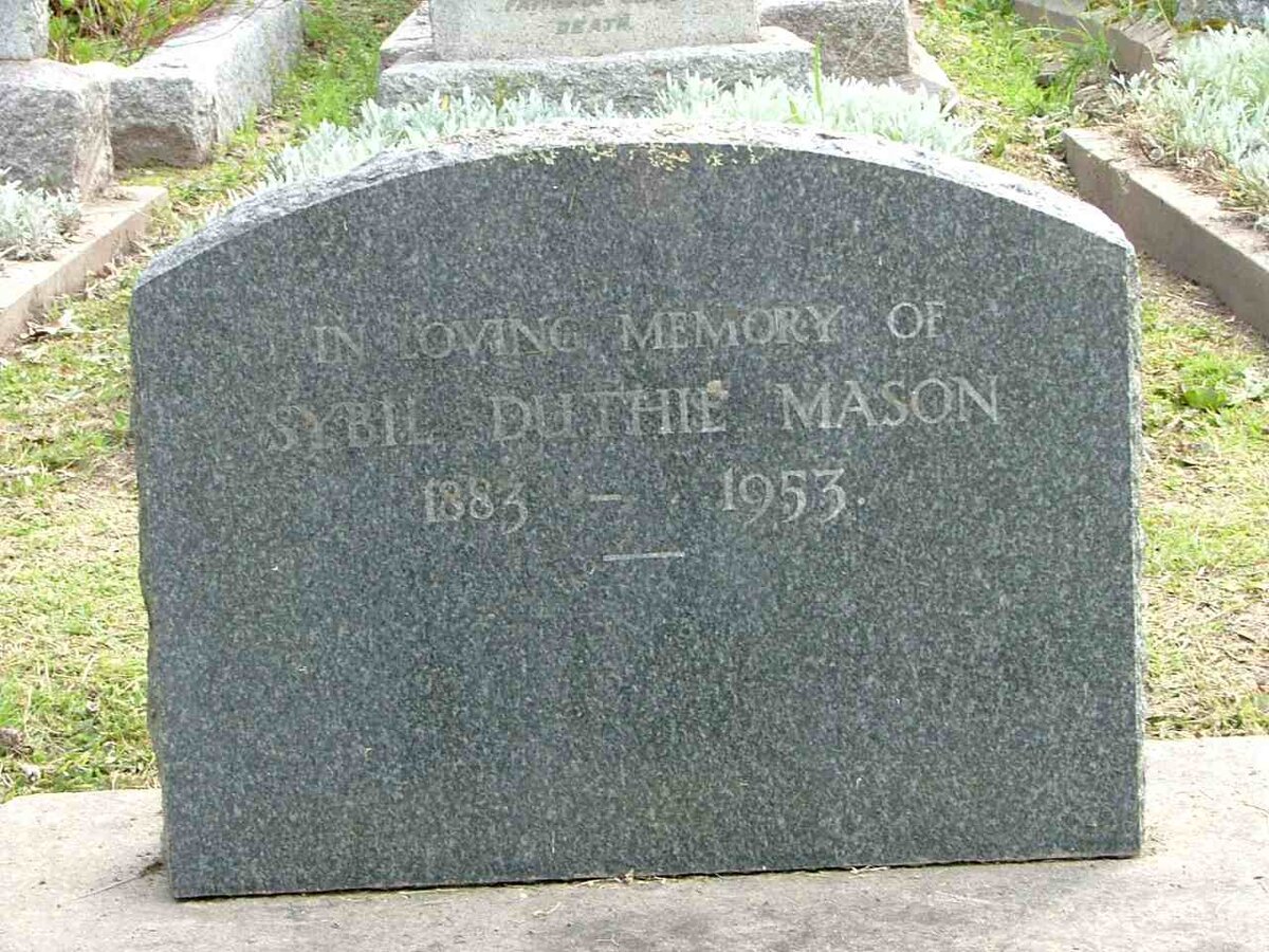 MASON Sybil Duthie 1883-1953
