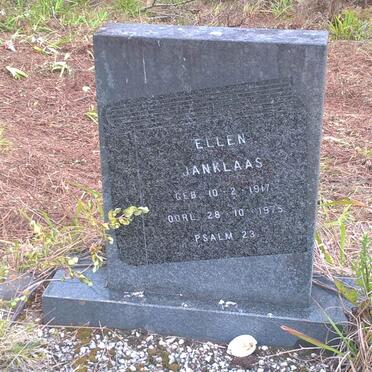 JANKLAAS Ellen 1917-1975