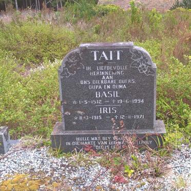 TAIT Basil 1912-1994 &amp; Iris 1915-1971