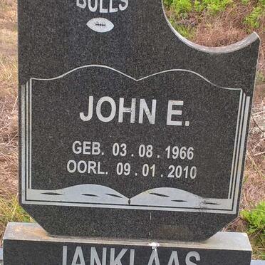 JANKLAAS John E. 1966-2010