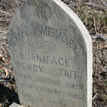 TAIT Borniface Percy 1909-1935