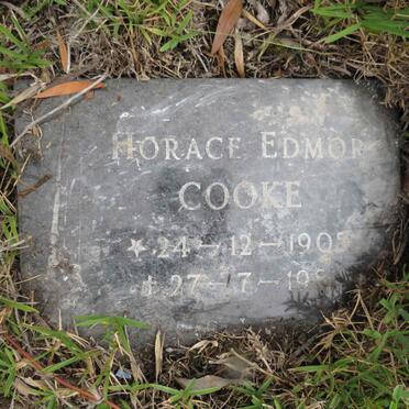 COOKE Horace Edmor 1905-1981