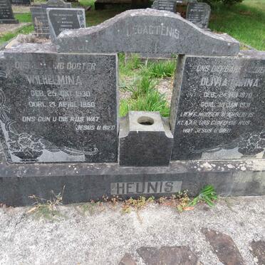 HEUNIS Olivia Anna 1870-1931 :: HEUNIS Wilhelmina 1930-1950