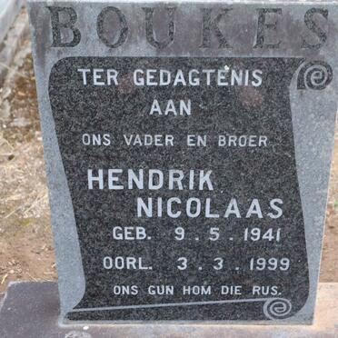 BOUKES Hendrik Nicolaas 1941-1999