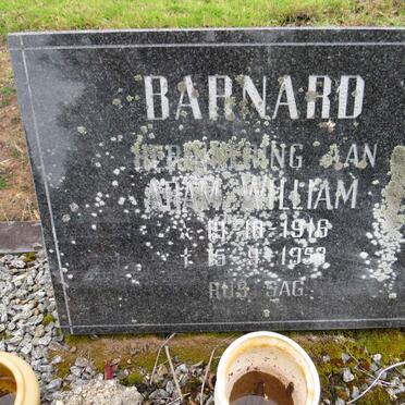BARNARD Adam William 1916-1953