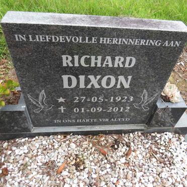 DIXON Richard 1923-2012