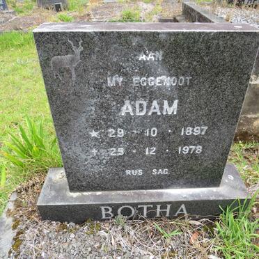 BOTHA Adam 1897-1978