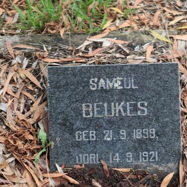 BEUKES Sameul 1899-1921