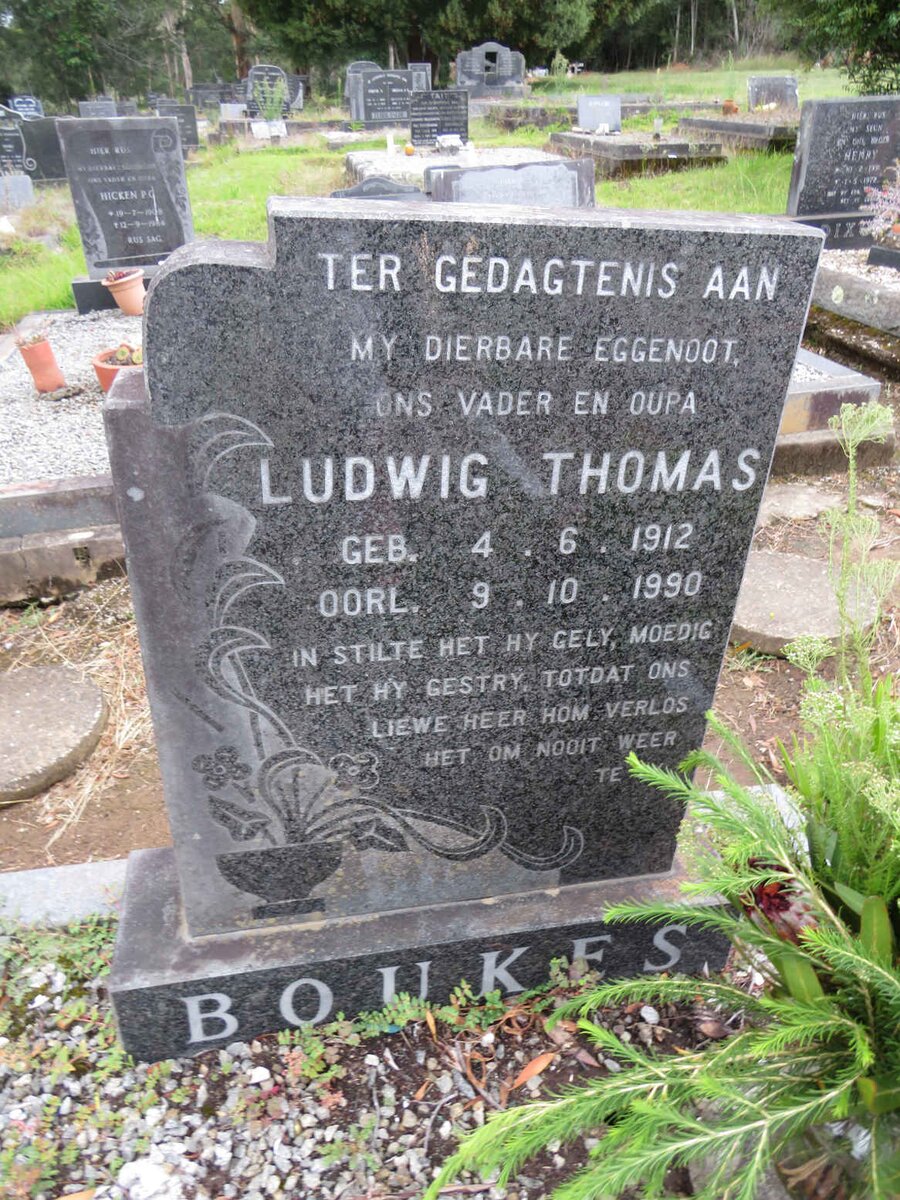 BOUKES Ludwig Thomas 1912-1990