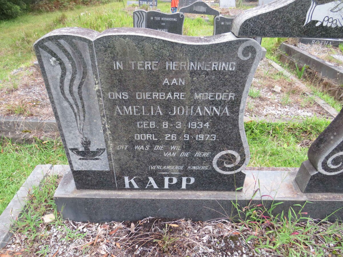 KAPP Amelia Johanna 1934-1973