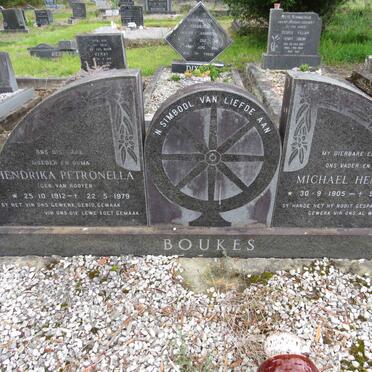 BOUKES Michael Hendrik 1905-1975 & Hendrika Petronella nee VAN ROOYEN 1912-1979