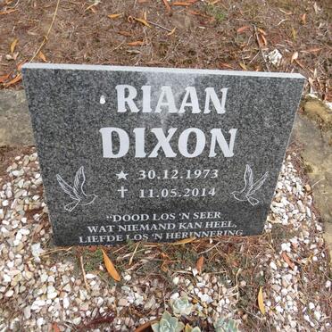 DIXON Riaan 1973-2014