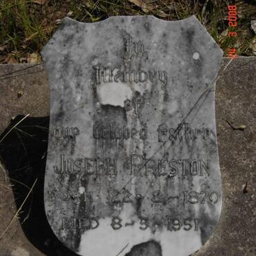 PRESTON Joseph 1870-1951