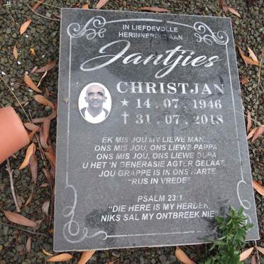 JANTJIES Christjan 1946-2018