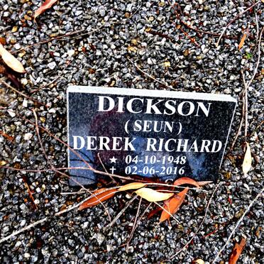 DICKSON Derek Richard 1948-2016