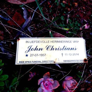 CHRISTIANS John 1957-2014