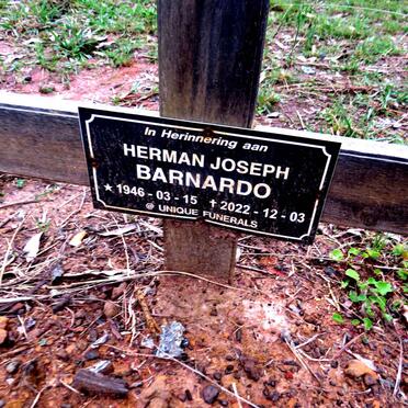 BARNARDO Herman Joseph 1946-2022