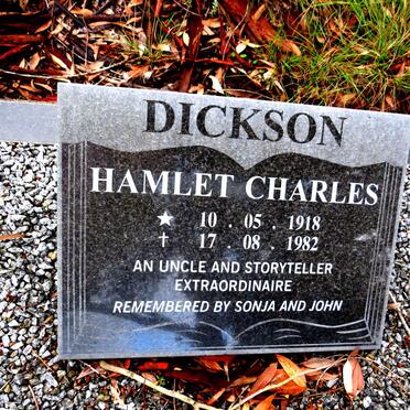 DICKSON Hamlet Charles 1918-1982