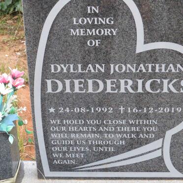 DIEDERICKS Dyllan Jonathan 1992-2019
