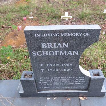 SCHOEMAN Brian 1969-2020