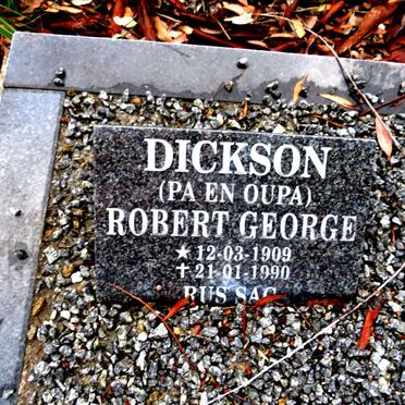 DICKSON Robert George 1909-1990