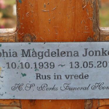 JONKERMAN Sophia Magdelena 1939-2016