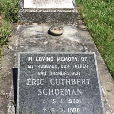 SCHOEMAN May Isabella Alice nee TAIT 1902-1942 :: SCHOEMAN Eric Cuthbert 1939-1998