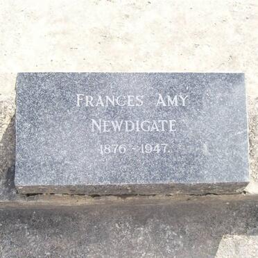 NEWDIGATE Frances Amy 1876-1947