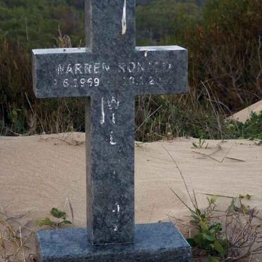 Western Cape, KNYSNA district, Sedgefield, Swartvleistrand, single grave