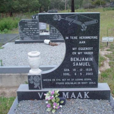 VERMAAK Benjamin Samuel 1939-2003