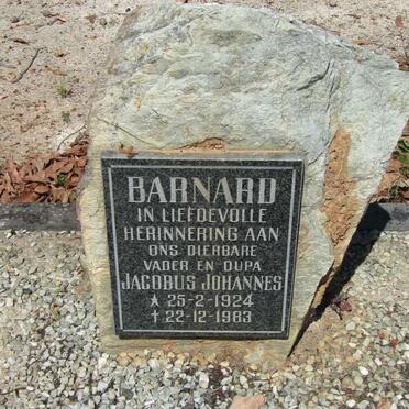 BARNARD Jacobus Johannes 1924-1983