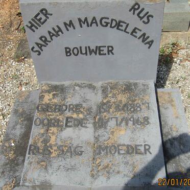 BOUWER Sarah M. Magdelena 1887-1968
