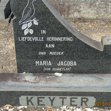 KEYTER Maria Jacoba nee SCHNETLER