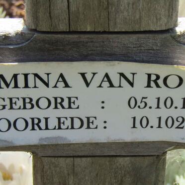 ROOI Mina, van 1940-2018